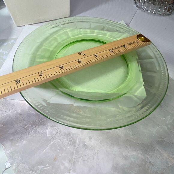 Antique Colonial Fluted Rope pattern depression glass by Federal Glass Co.Vaseli - Picture 6 of 6